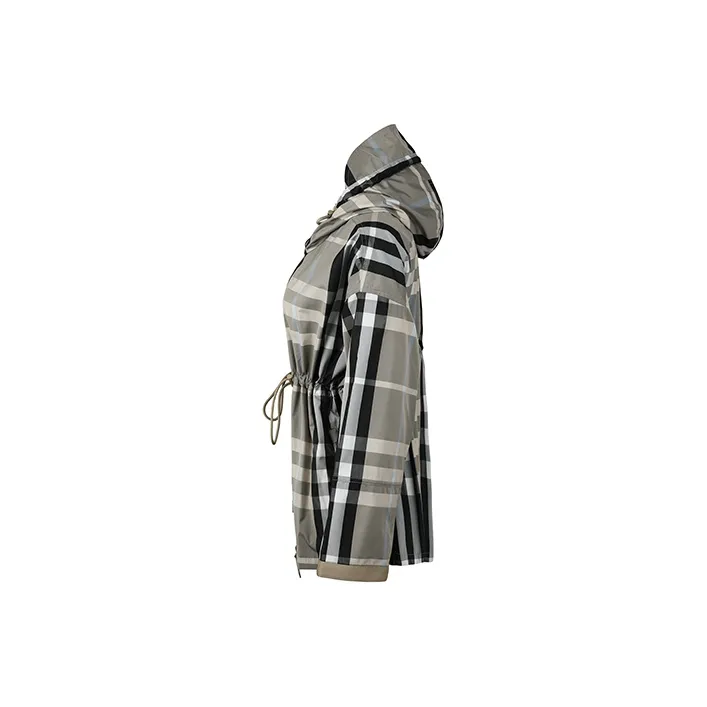 Burberry Bacton Check Hooded Jacket 'Dusty Sand'-2
