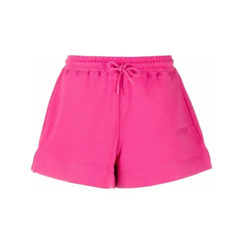 GANNI Casual Shorts Women's Rose Red