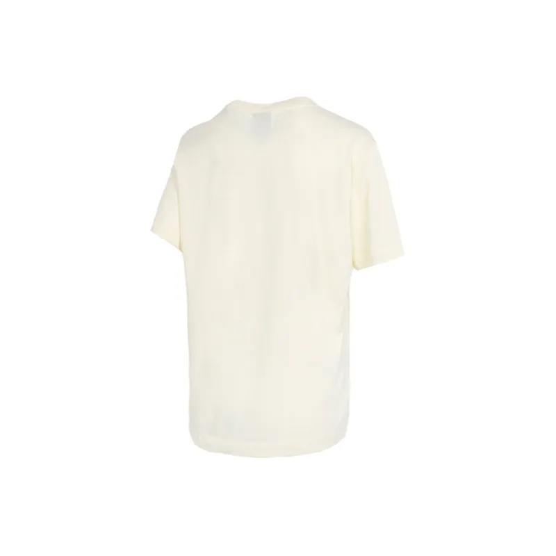 Nike T Shirt Women's Light Yellow-1