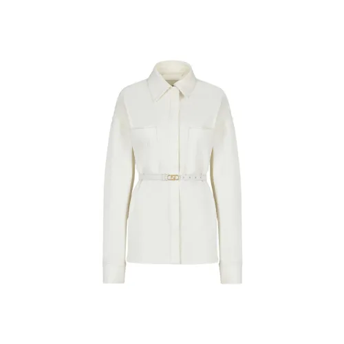 FENDI Denim Jackets Women's White