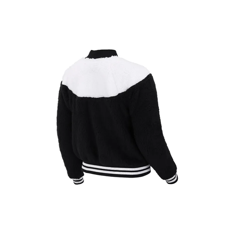 Nike Velvet Jackets Women's Black/White-1
