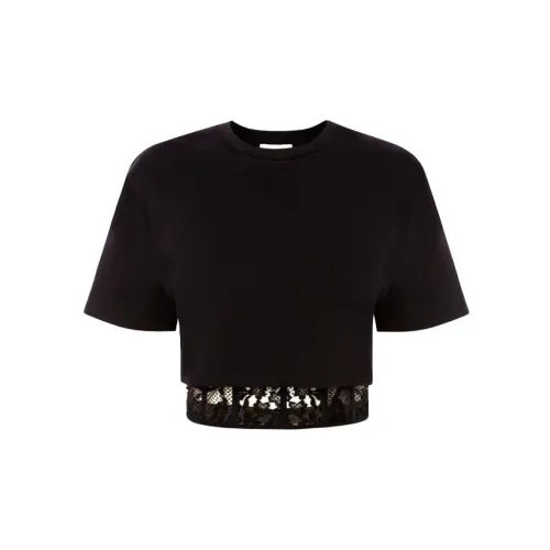 Alexander McQueen Crop Tops Women's Black