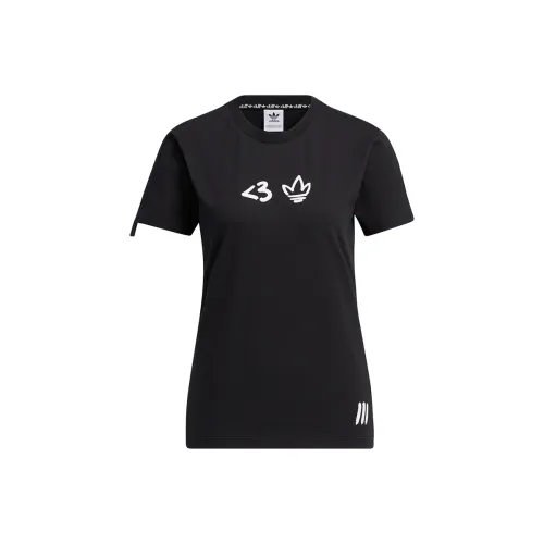 Adidas Originals VDay Tee SS T-Shirts Women's Black