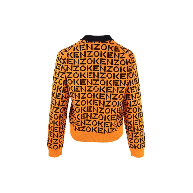 KENZO SS21 Loose Fit Sweater Women's Orange-1