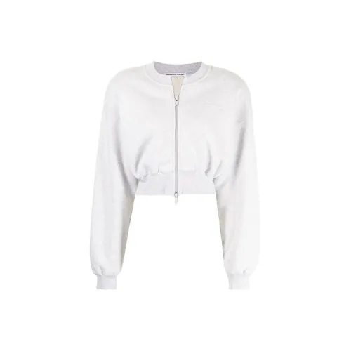 Alexander Wang Cropped Coats Women's Gray