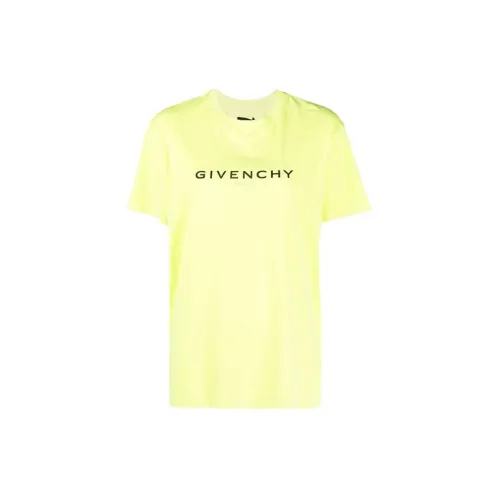 Givenchy T-Shirts Women's Fluorescent Yellow