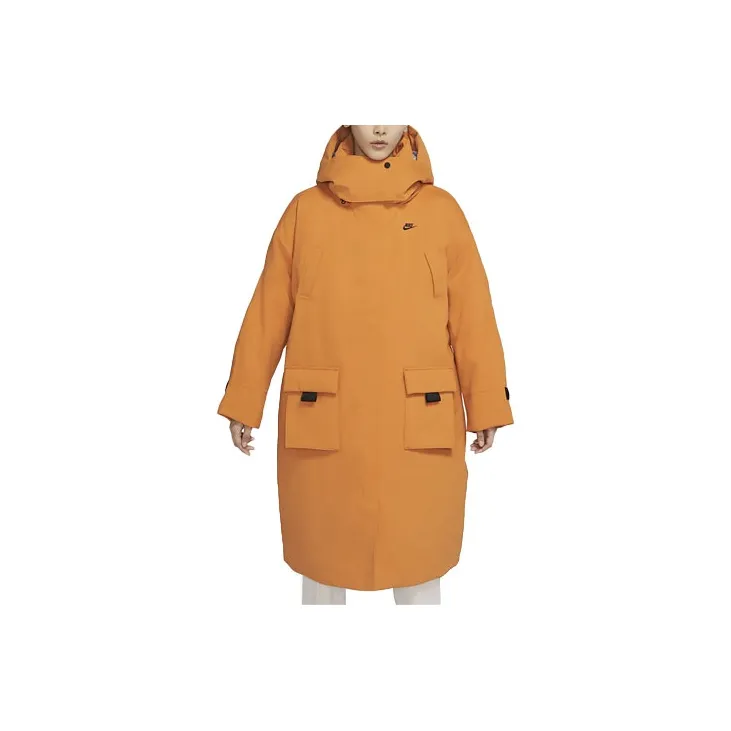 Nike Puffer Jackets Women's Light Curry Yellow-2