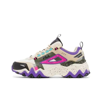 FILA Oakmont Cushioning Anti-Slip And Wear-Resistant Low-Top Casual Shoes Women's Purple Color