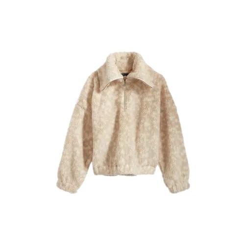 Levis Cropped Coats Women's Beige