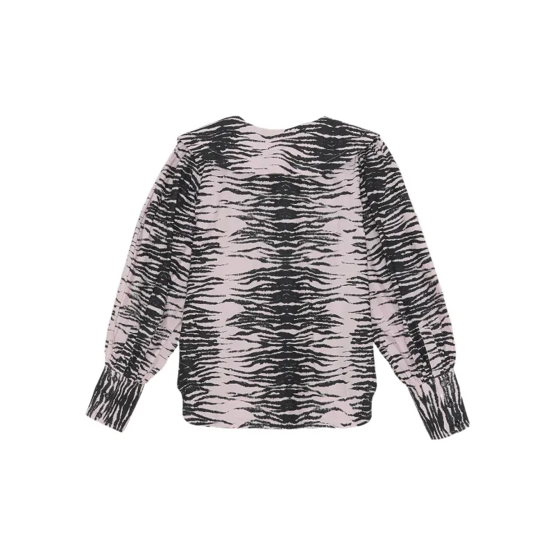 GANNI Printed Cotton Poplin 'Light'-1