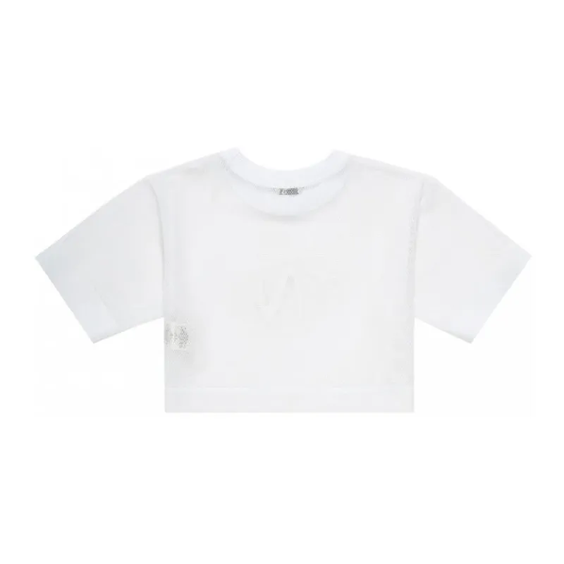 FENDI Crop Tops Women's White-1