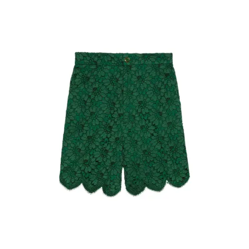 GUCCI Casual Shorts Women's Dark Green