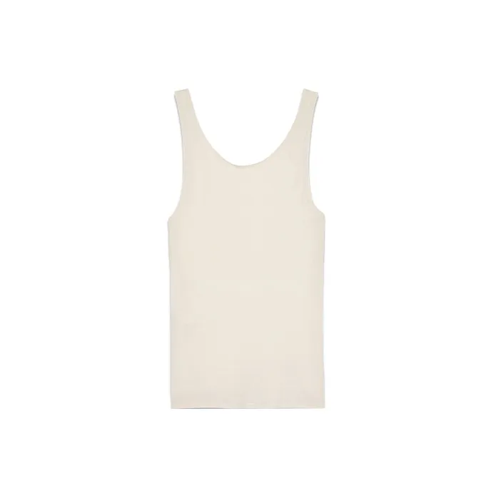 SAINT LAURENT Sleeveless Ribbed Tank Top-1