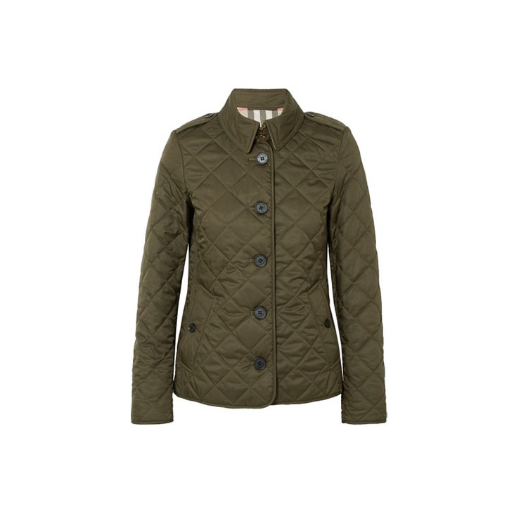 Olive green burberry jacket best sale