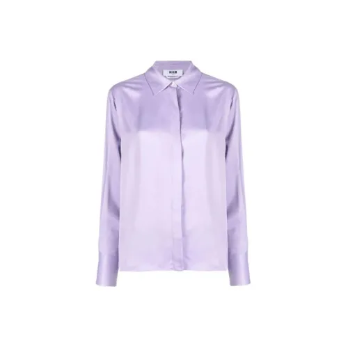 MSGM Shirts Women's Purple