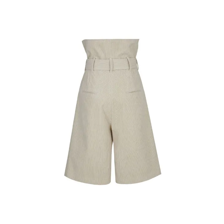 KIMHEKIM Casual Shorts Women's Ecru-1
