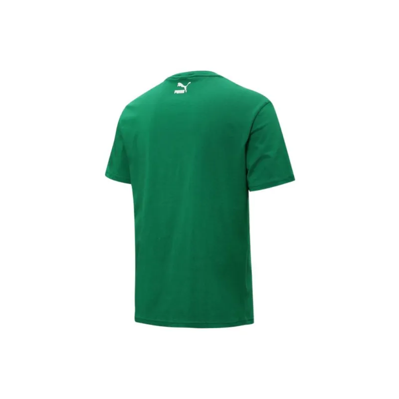 PUMA T Shirts Men Green-1
