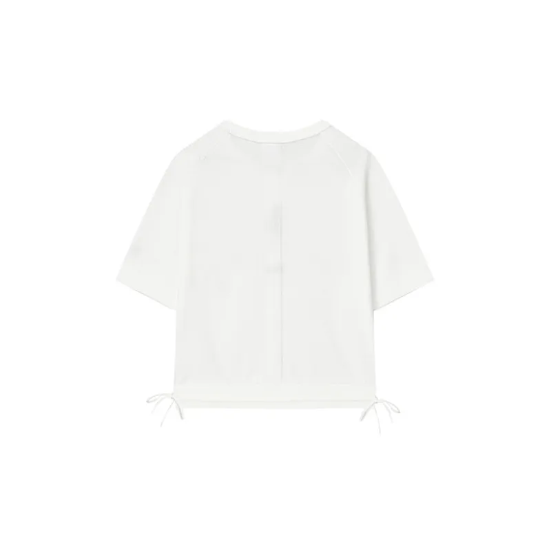 FILA Athletics Crop Tops Women's Jade White-1