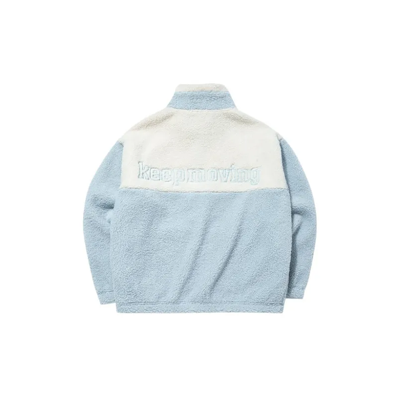 ANTA Life Collection Velvet Jackets Women's Light Blue-1