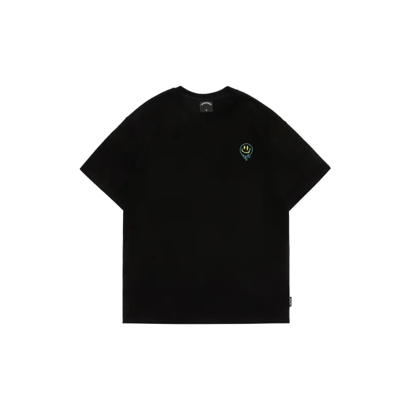 FEICHAI Crew Neck Loose Fit Straight Short-Sleeved T-Shirt Unisex-1