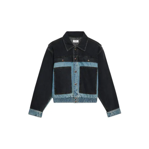 CELINE Denim Jackets Women's Black