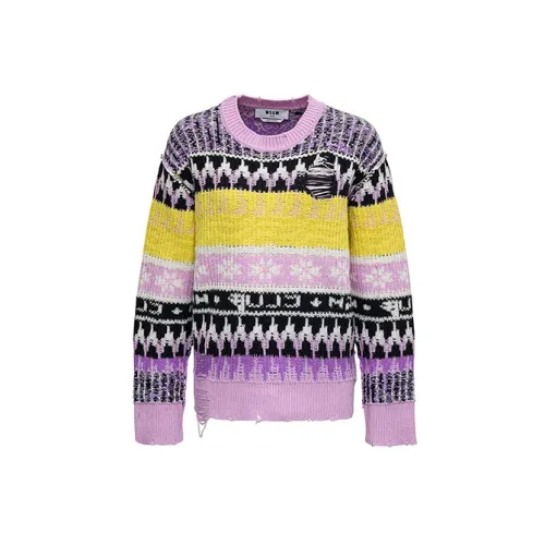 MSGM Cashmere Sweaters Women's Multicolor