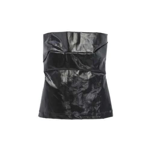 RICK OWENS Strapless Tops Women's Black