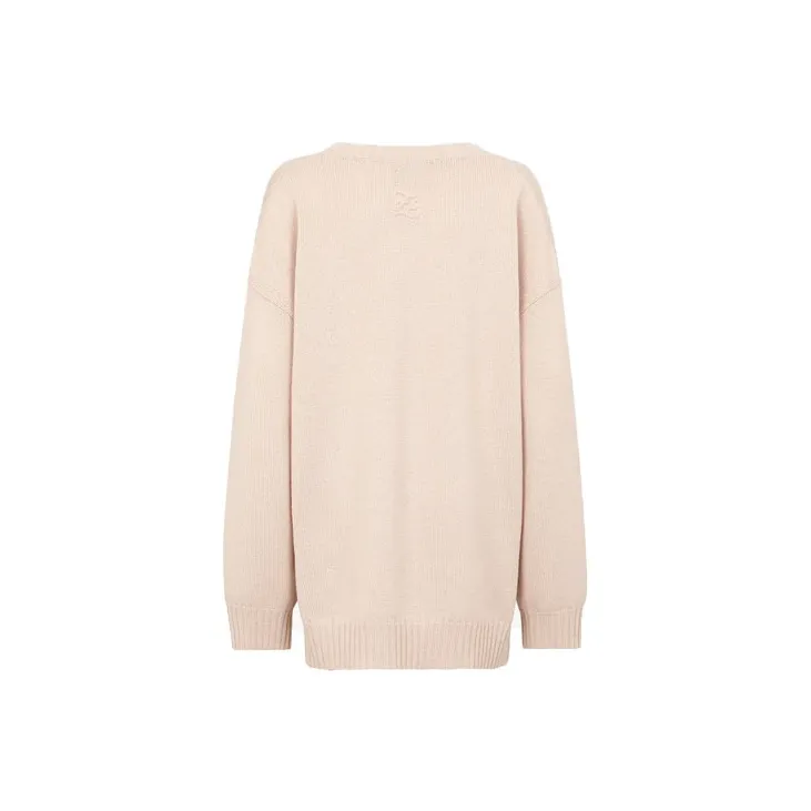 FENDI Cashmere Sweaters Women's Pink-1