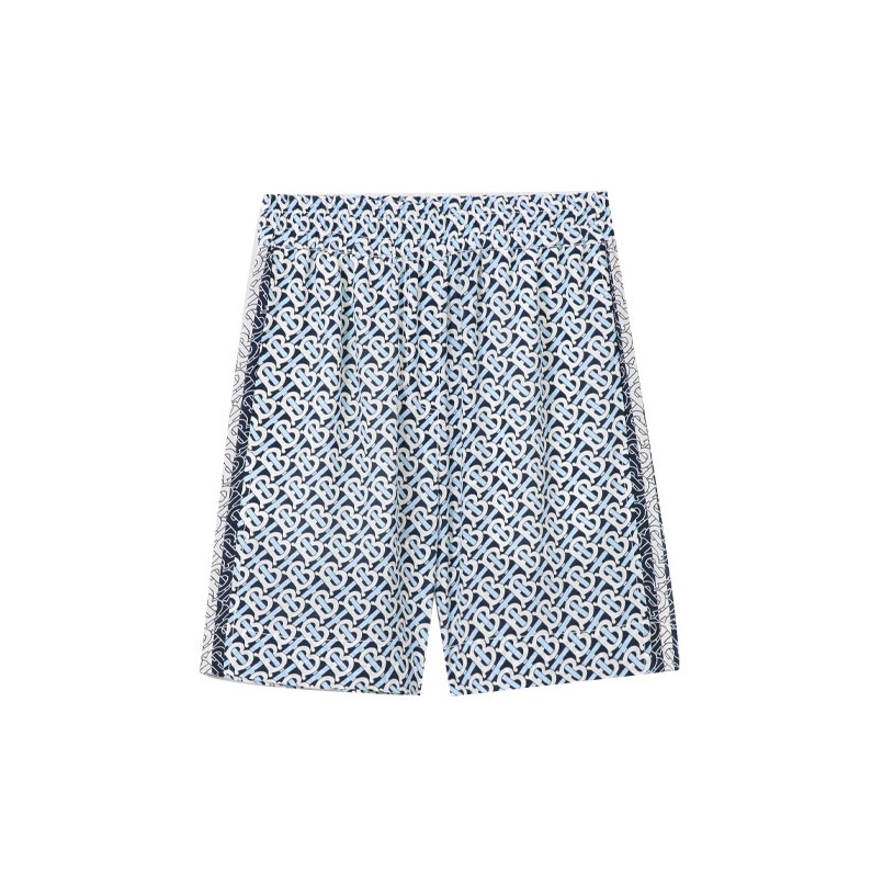 Burberry shorts womens blue discount
