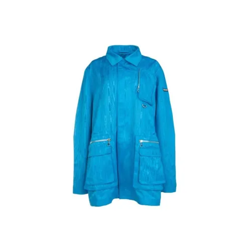 Marine Serre Jacket Women's Blue