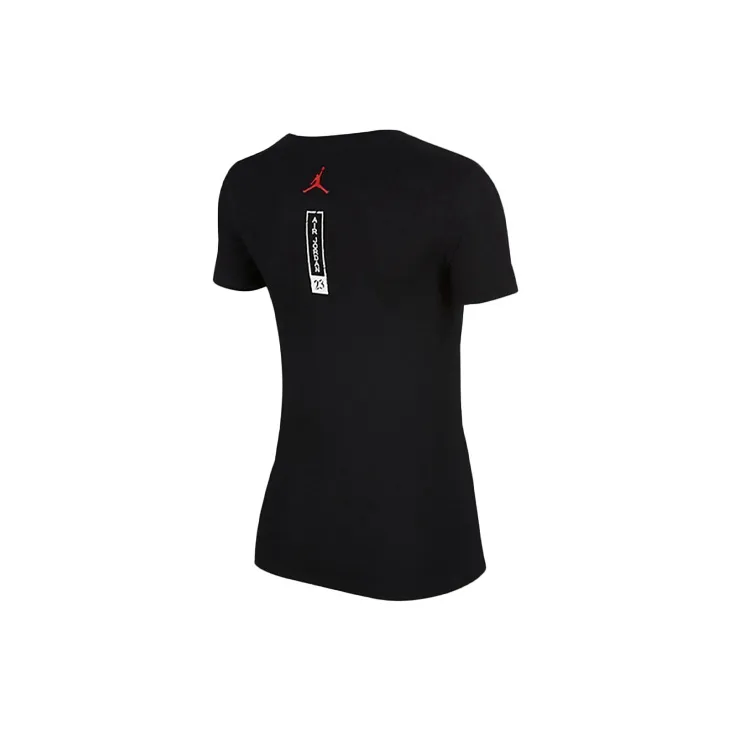 Jordan T Shirts Women's Black-1