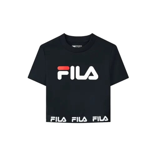 FILA Crop Tops Women's Legend Blue