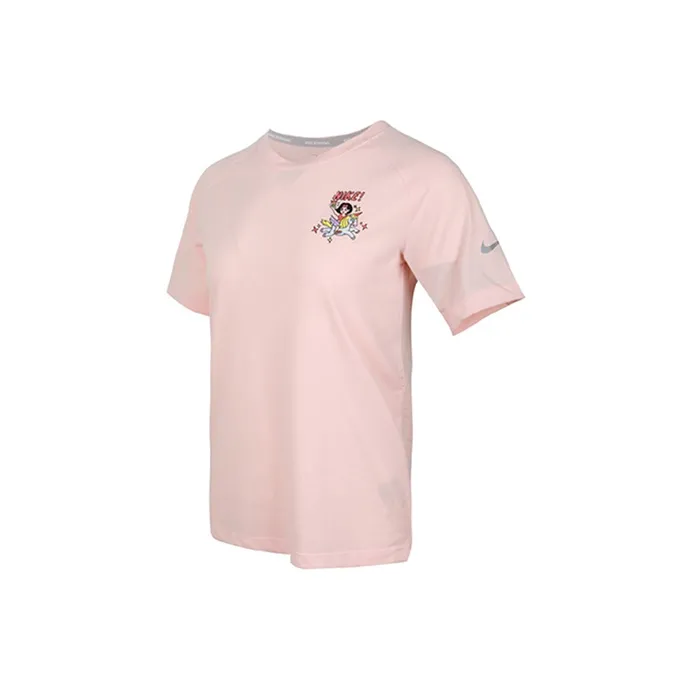 Nike T-Shirts Women's Coral Red-1
