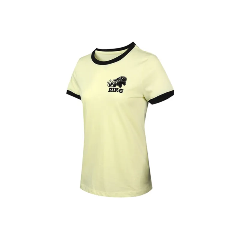 Nike T Shirt Women's Vibrant Green Yellow-1