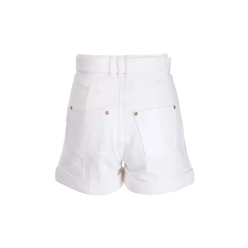 BALMAIN Jacquard Monogram Shorts-1