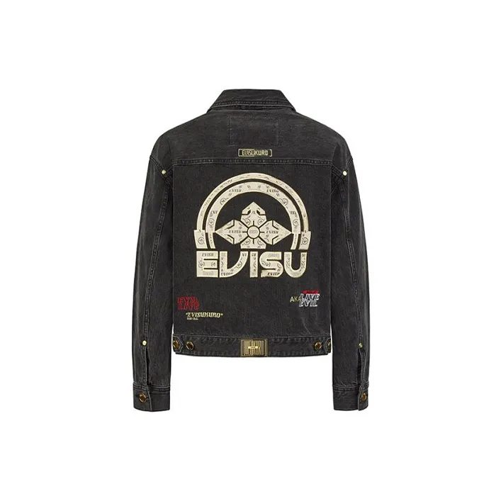 EVISU Denim Jacket Women's Black-1