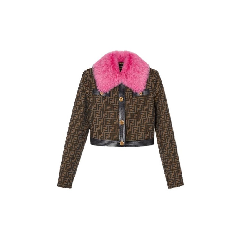 fendi multicolor jacket POIZON