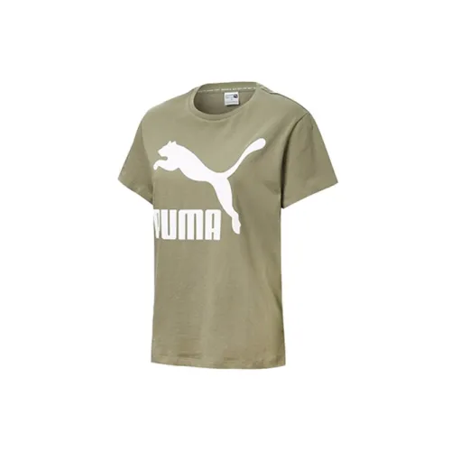 PUMA T-Shirts Women's Deep Green