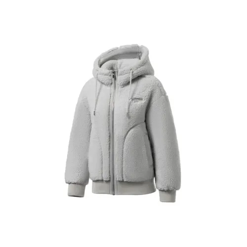 LINING Training Series Velvet Jackets Women's Gray