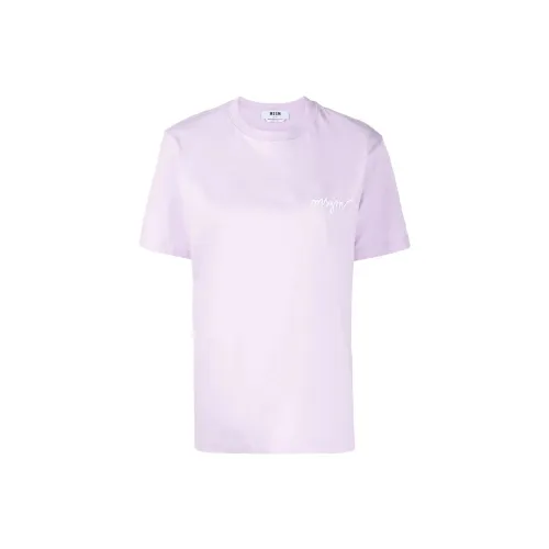 MSGM T-Shirts Women's Purple