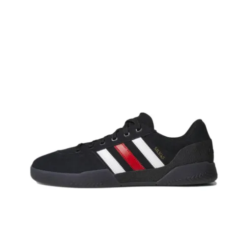 Adidas Originals City Cup Skateboard Shoes Men Low-Top Black/Red/White