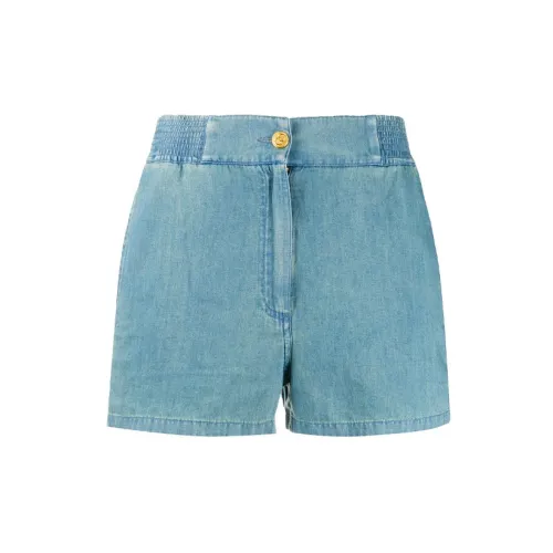 GUCCI Denim Shorts Women's Blue