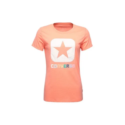 Converse T-Shirts Women's Bright Orange