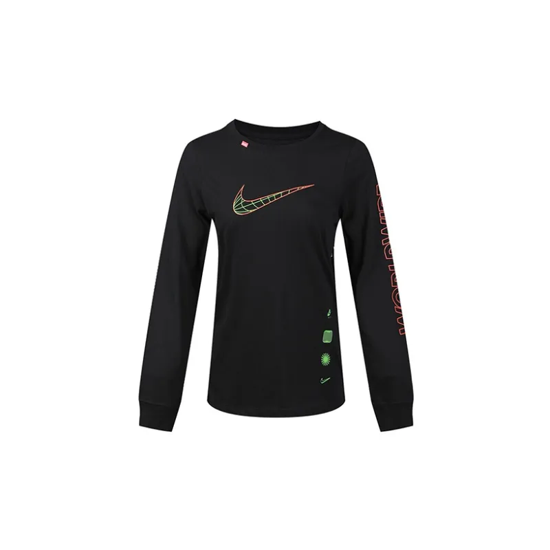 Nike T Shirts Women's Black-1
