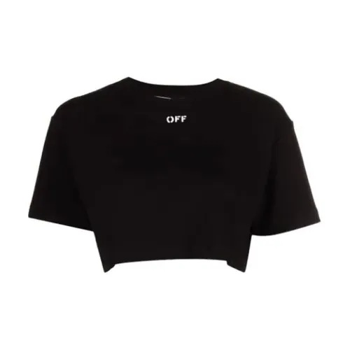 OFF-WHITE SS21 Crop Tops Women's Black