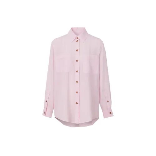 Burberry Shirts Women's Light Candy Pink