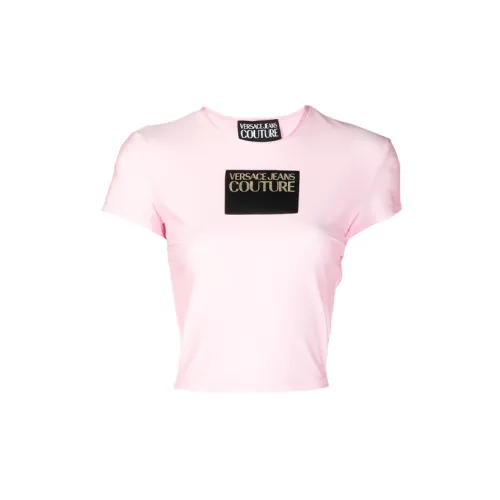 VERSACE JEANS COUTURE T-Shirts Women's Pink