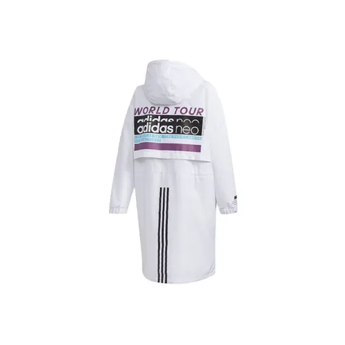 Adidas Neo Trench Coats Women's White