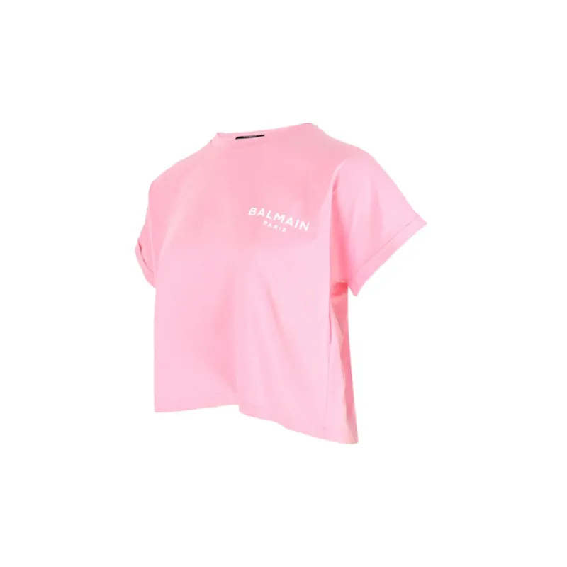 BALMAIN Crop Tops Women's Pink-2