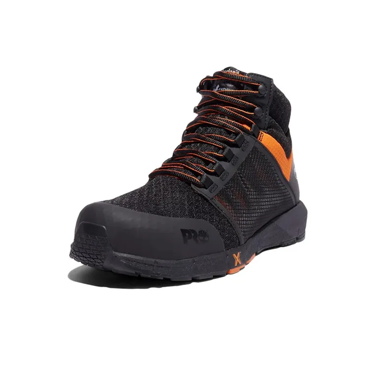 Timberland Radius Casual Shoes Men High-Top Black/Orange-1